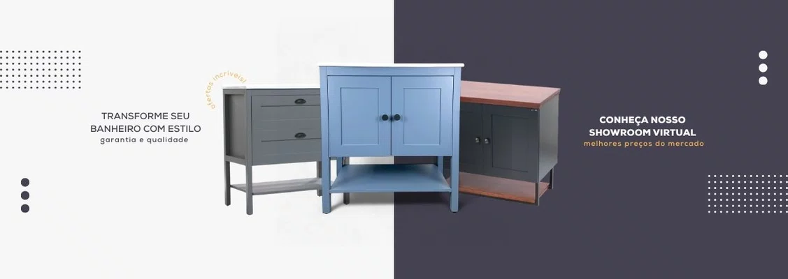 gabinetes de banheiro