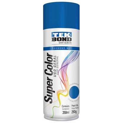 Tinta Spray  Uso Geral Azul 350ml Tekbond