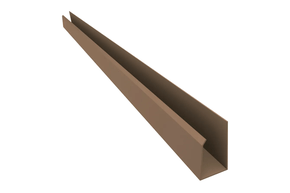 Acabamento Perfil U Barra com 1 Metro Ipe