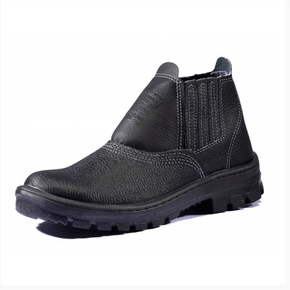 Botina Sapatão Trabalhador Couro