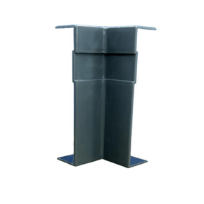 Canto Interno Cinza 7cm para Rodapé Real Pvc