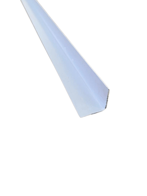 Cantoneira de Parede Perfil em V 2,5cm Branco Barra 1 Metro