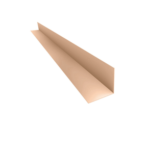 Cantoneira de Parede Perfil em V 2,5cm Carvalho Barra 1 Metro