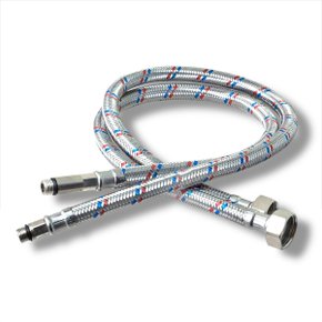 Engate Mangueira Flexível Misturador Monocomando Par 40 Cm