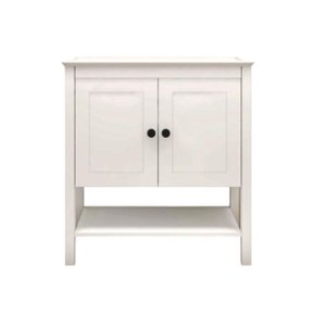 Gabinete Banheiro Hudson 2 Portas 80cm Branco Mazzu Sem Pia