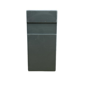 Juncao Emenda Cinza 7cm para Rodapé Real Pvc