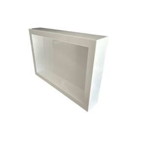 Nicho de Sobrepor Parede Multiuso Branco 28x40cm Metasul