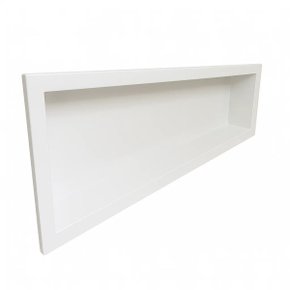 Nicho para Banheiro Embutir Branco 30x90 Metasul