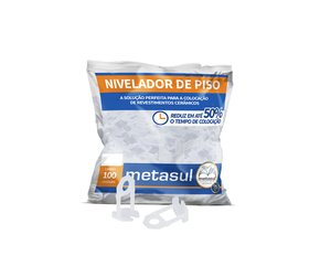 Nivelador de Piso Porcelanato 1,5mm Metasul