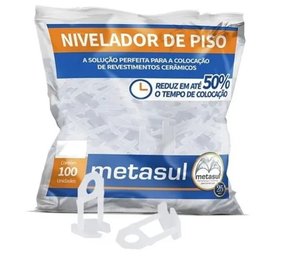 Nivelador de Piso Porcelanato 2mm Metasul