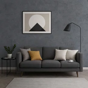 Papel de Parede Adesivo Autocolante 5m Cimento Queimado