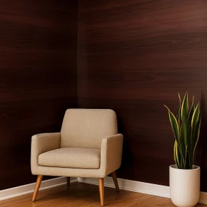 Papel de Parede Adesivo Autocolante 5m Madeira Escuro