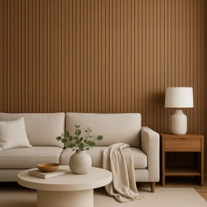 Papel de Parede Adesivo Autocolante 5m Ripado Medio