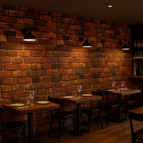 Papel de Parede Adesivo Autocolante 5m Tijolinho