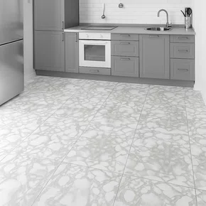 Piso Vinilico Auto-colante Chão Caixa 5m² Marmo White