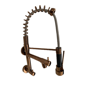 Torneira Gourmet Rose Gold 47cm Coz Flexível Fria Parede