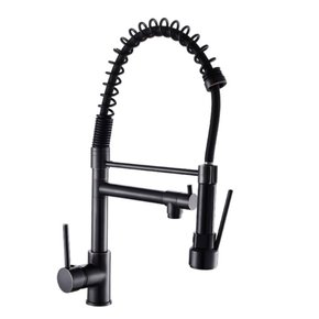 Torneira Gourmet 50cm Monoc Cozinha Bancada Preta F1006b