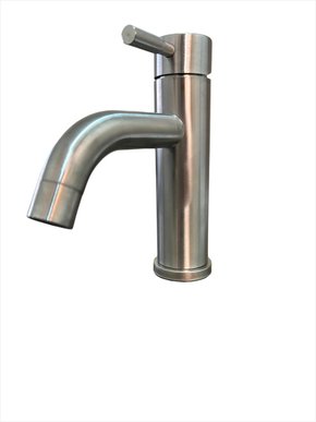 Torneira Monocomando para Banheiro Aço Inox F2021 Redonda