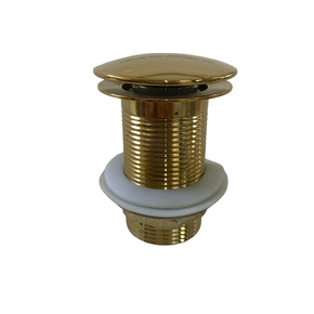 Valvula Click Ralo de Pia Lavatório Gold Dourado 1 1/4 Liga