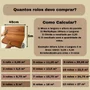 Papel de Parede Adesivo Autocolante 5m Cimento Queimado
