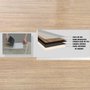 Piso Vinilico Auto-colante Chão Impermeável Caixa 5m² Peroba