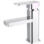 Torneira Banheiro Lavabo Misturador Monoc Baixa Cromado