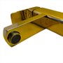 Torneira Banheiro Lavabo Misturador Monocomando Alta Dourado
