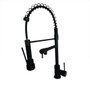 Torneira Gourmet Cozinha 50cm Monocomando Preto Flex Bancada