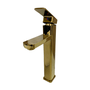 Torneira Monoc Banheiro Alta Gold F2016G Quadrada Dourada